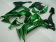 2008-2010 Kawasaki ZX10R Motorcycle Fairings - Glossy Black Green Flame Canada Websites
