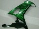 2008-2010 Kawasaki ZX10R Motorcycle Fairings - Glossy Black Green Flame Canada Websites