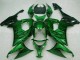 2008-2010 Kawasaki ZX10R Motorcycle Fairings - Glossy Black Green Flame Canada Websites