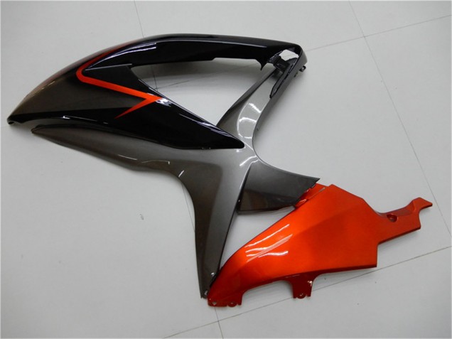2008-2010 Suzuki GSXR 600/750 Motorcycle Fairings - Orange Grey Glossy Black Canada Websites