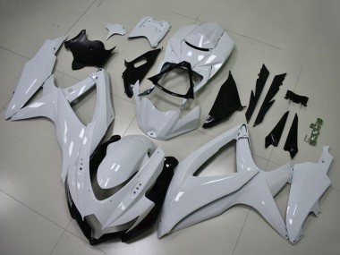 2008-2010 Suzuki GSXR 600/750 Motorcycle Fairings - Glossy White Canada Websites
