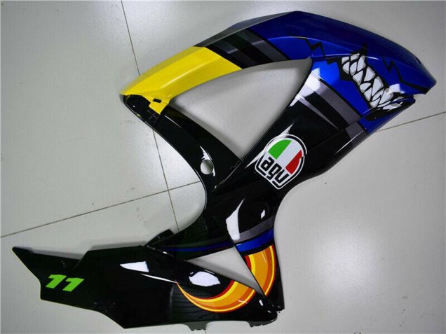 2008-2010 Suzuki GSXR 600/750 Motorcycle Fairings - Blue Yellow Shark Canada Websites