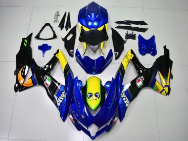 2008-2010 Suzuki GSXR 600/750 Motorcycle Fairings - Blue Yellow Shark Canada Websites