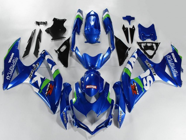 2008-2010 Suzuki GSXR 600/750 Motorcycle Fairings - Blue White Green Black Canada Websites