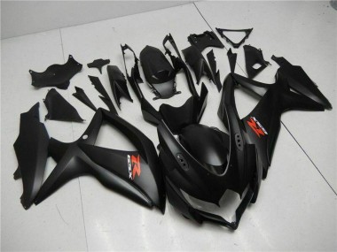 2008-2010 Suzuki GSXR 600/750 Motorcycle Fairings - Matte Black Red Canada Websites