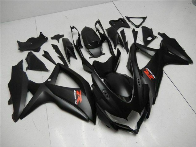 2008-2010 Suzuki GSXR 600/750 Motorcycle Fairings - Matte Black Red Canada Websites