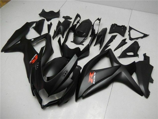 2008-2010 Suzuki GSXR 600/750 Motorcycle Fairings - Matte Black Red Canada Websites