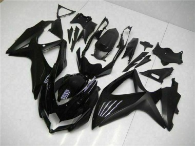 2008-2010 Suzuki GSXR 600/750 Motorcycle Fairings - Glossy Black Matte Black Canada Websites