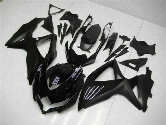 2008-2010 Suzuki GSXR 600/750 Motorcycle Fairings - Glossy Black Matte Black Canada Websites