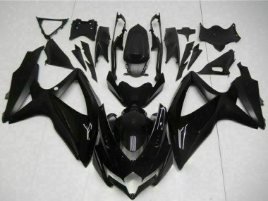 2008-2010 Suzuki GSXR 600/750 Motorcycle Fairings - Glossy Black Matte Black Canada Websites