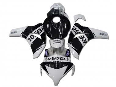 2008-2011 Honda CBR1000RR Motorcycle Fairings - White Glossy Black Repsol Canada Websites