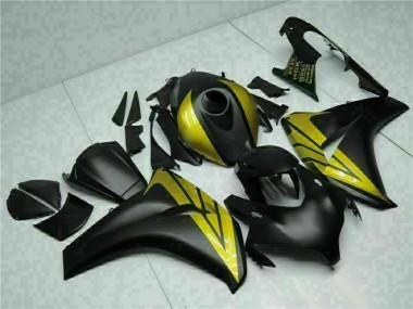 2008-2011 Honda CBR1000RR Motorcycle Fairings - Matte Black Gold Canada Websites