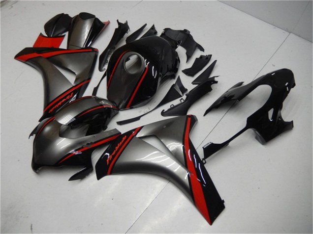 2008-2011 Honda CBR1000RR Motorcycle Fairing - Grey Red Glossy Black Canada Websites