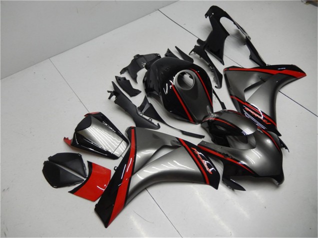 2008-2011 Honda CBR1000RR Motorcycle Fairing - Grey Red Glossy Black Canada Websites