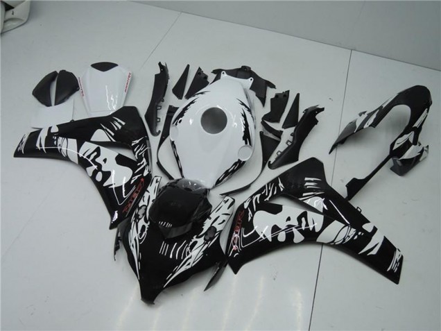 2008-2011 Honda CBR1000RR Abs Fairings - White Glossy Black Canada Websites