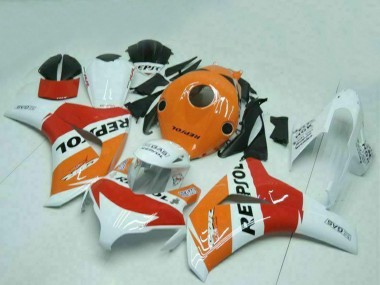 2008-2011 Honda CBR1000RR Motorcycle Fairings - Orange White Red Black Repsol Canada Websites