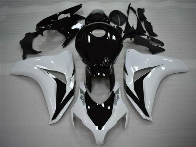 2008-2011 Honda CBR1000RR Bike Fairings - White Glossy Black Canada Websites