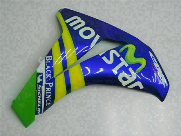 2008-2011 Honda CBR1000RR Motorcycle Fairings - Blue Yellow Green MoviStar Castrol Canada Websites