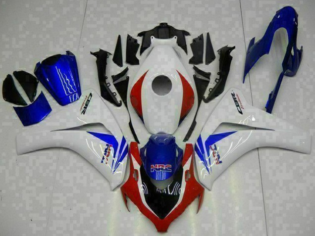 2008-2011 Honda CBR1000RR Bike Fairings - White Red Blue HRC Canada Websites