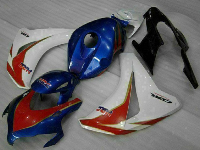 2008-2011 Honda CBR1000RR Motorcycle Fairings Kit - White Red Blue HRC Canada Websites