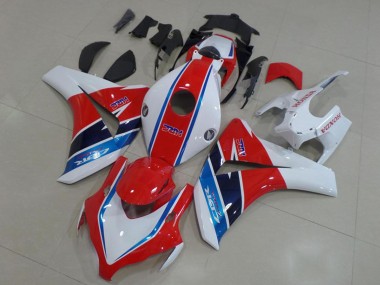 2008-2011 Honda CBR1000RR Motorcycle Fairing Kits - White Red Blue HRC Canada Websites