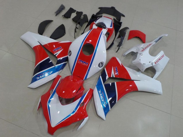 2008-2011 Honda CBR1000RR Motorcycle Fairing Kits - White Red Blue HRC Canada Websites