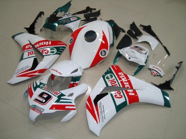 2008-2011 Honda CBR1000RR Motorcycle Fairings - White Red Dark Green Castrol No 9 Canada Websites
