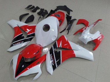 2008-2011 Honda CBR1000RR Motorcycle Fairings Kits - White Red Glossy Black Canada Websites