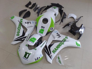 2008-2011 Honda CBR1000RR Motorcycle Fairings - White Green Glossy Black Hannspree 10 Canada Websites