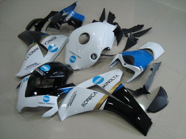 2008-2011 Honda CBR1000RR Motorcycle Fairings - White Blue Glossy Black Konica Minolta Canada Websites
