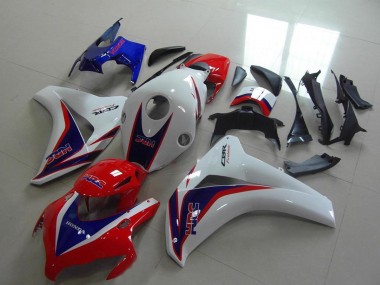 2008-2011 Honda CBR1000RR Motorcycle Fairing - White Red Blue HRC Canada Websites