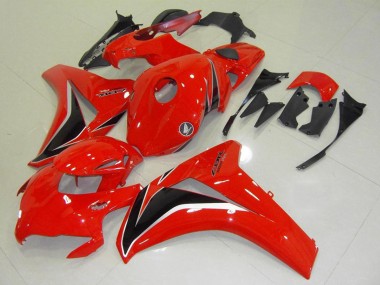 2008-2011 Honda CBR1000RR Motorcycle Fairings Kit - Red Glossy Black Canada Websites