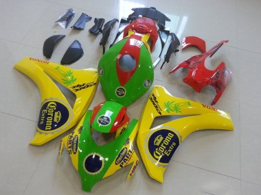2008-2011 Honda CBR1000RR Motorcycle Fairings - Yellow Green Red Black Corona Canada Websites