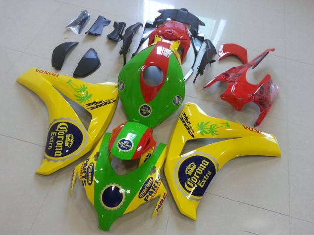 2008-2011 Honda CBR1000RR Motorcycle Fairings - Yellow Green Red Black Corona Canada Websites