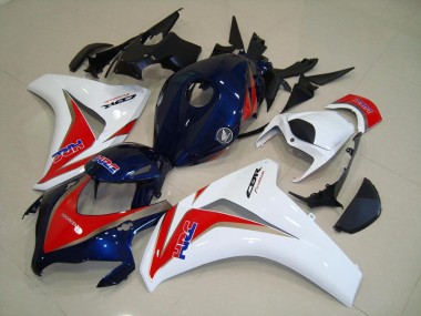 2008-2011 Honda CBR1000RR Motorcycle Fairings - White Red Blue HRC Canada Websites