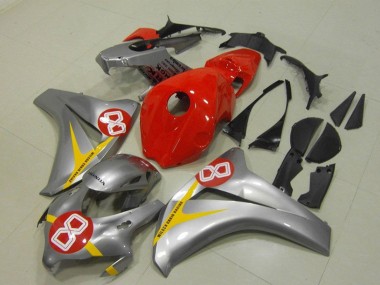 2008-2011 Honda CBR1000RR Motorcycle Fairings - Silver Red Yellow 8 Canada Websites