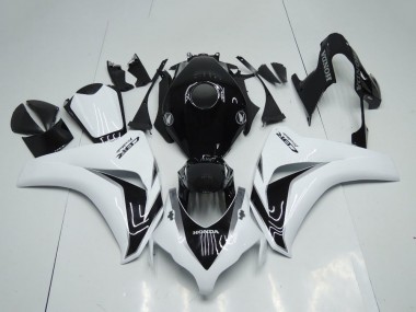 2008-2011 Honda CBR1000RR Motorcycle Fairings Kit - White Glossy Black Canada Websites