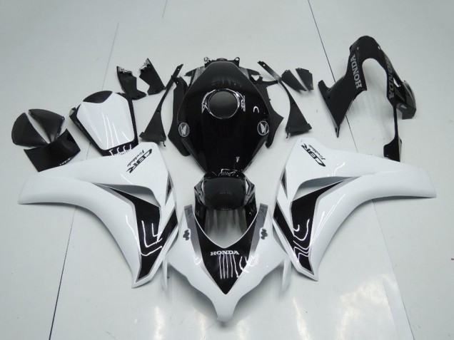 2008-2011 Honda CBR1000RR Motorcycle Fairings Kit - White Glossy Black Canada Websites