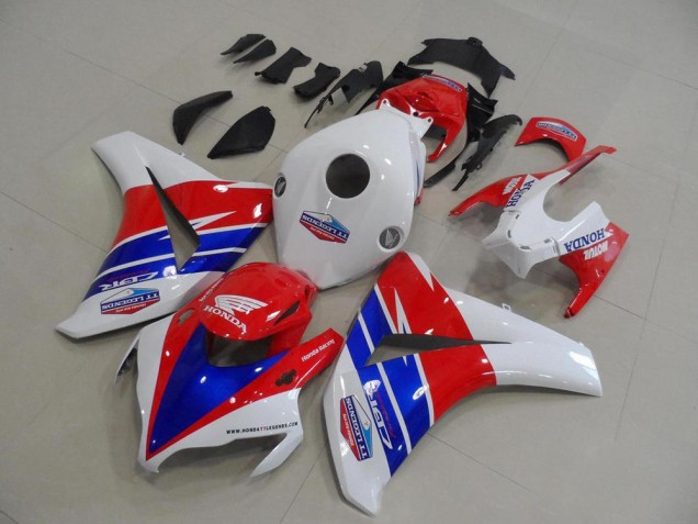 2008-2011 Honda CBR1000RR Motorcycle Fairings - White Red Blue TT Legends Motul Canada Websites