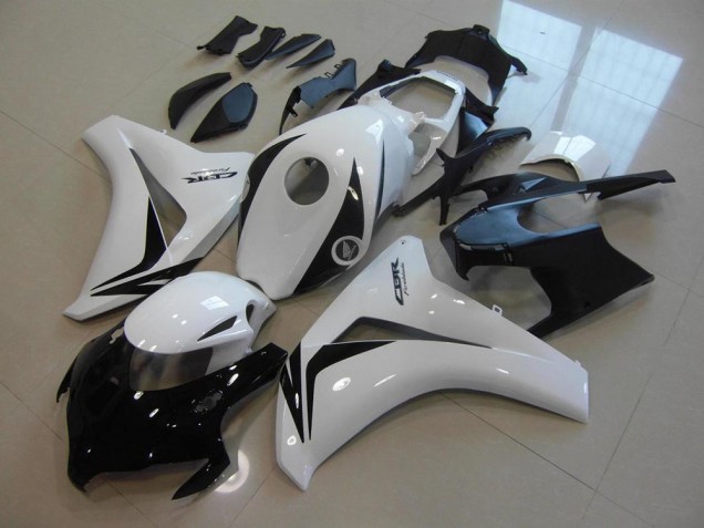 2008-2011 Honda CBR1000RR Motorcycle Fairing Kits - White Glossy Black Canada Websites
