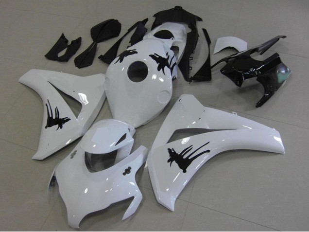 2008-2011 Honda CBR1000RR Motorcycle Fairings - White Black with Special Decals Canada Websites