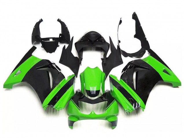 2008-2012 Kawasaki EX250 Motorcycle Fairing - Green Black Canada Websites