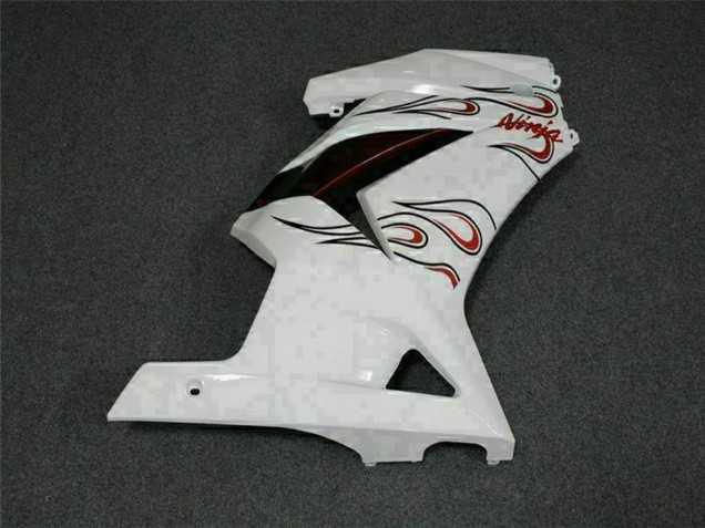 2008-2012 Kawasaki EX250 Motorcycle Fairings - White Red Canada Websites
