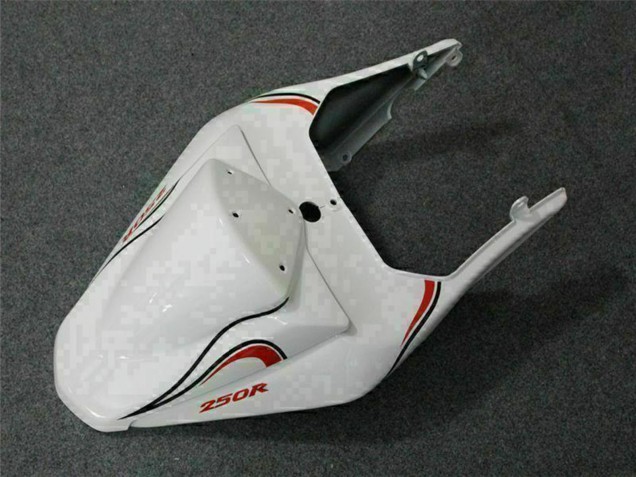 2008-2012 Kawasaki EX250 Motorcycle Fairings - White Red Canada Websites