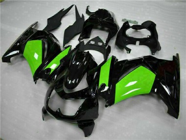 2008-2012 Kawasaki EX250 Motorcycle Fairings - Glossy Black Green Canada Websites