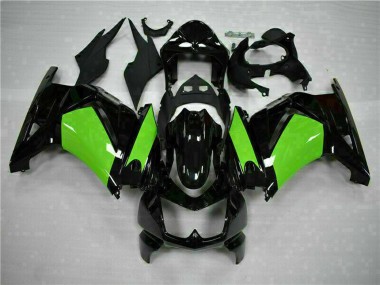 2008-2012 Kawasaki EX250 Motorcycle Fairings - Glossy Black Green Canada Websites