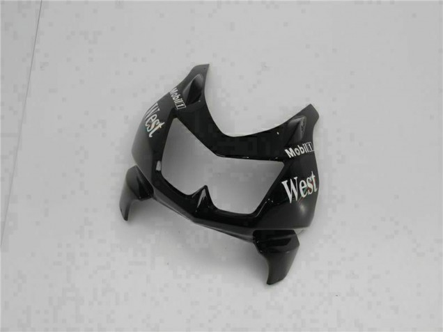 2008-2012 Kawasaki EX250 Motorcycle Fairings - Glossy Black White West Canada Websites