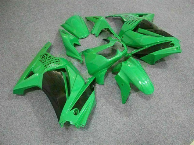 2008-2012 Kawasaki EX250 Motorcycle Fairings - Green Black Canada Websites