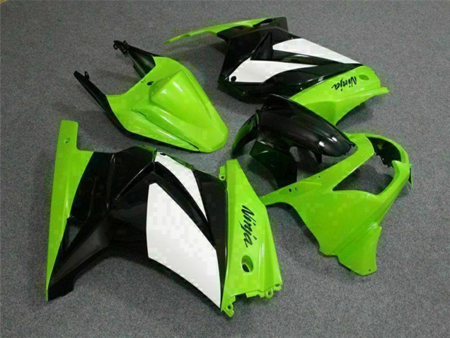 2008-2012 Kawasaki EX250 Motorcycle Fairings - Green White Black Canada Websites