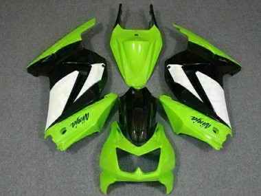 2008-2012 Kawasaki EX250 Motorcycle Fairings - Green White Black Canada Websites